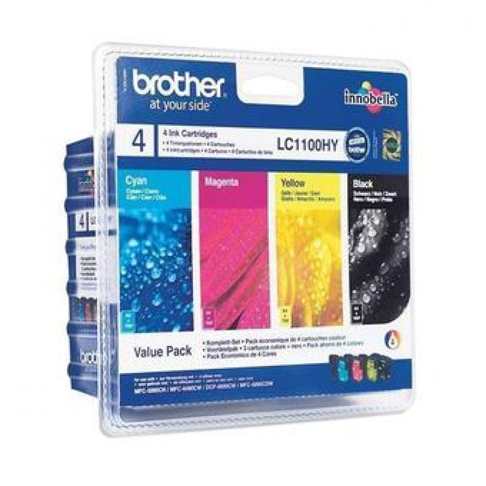 Brother Tusz LC1100 CMYK 4pack HC 