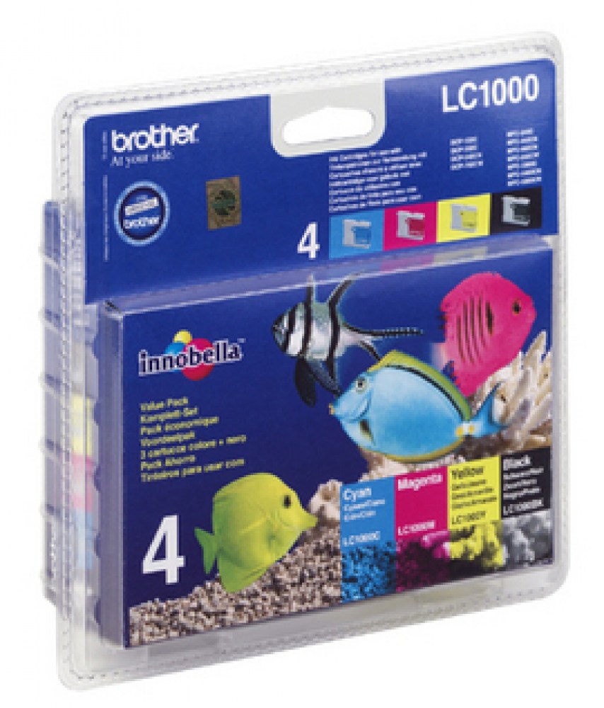 Brother Tusz LC1000 CMYK 4pack 