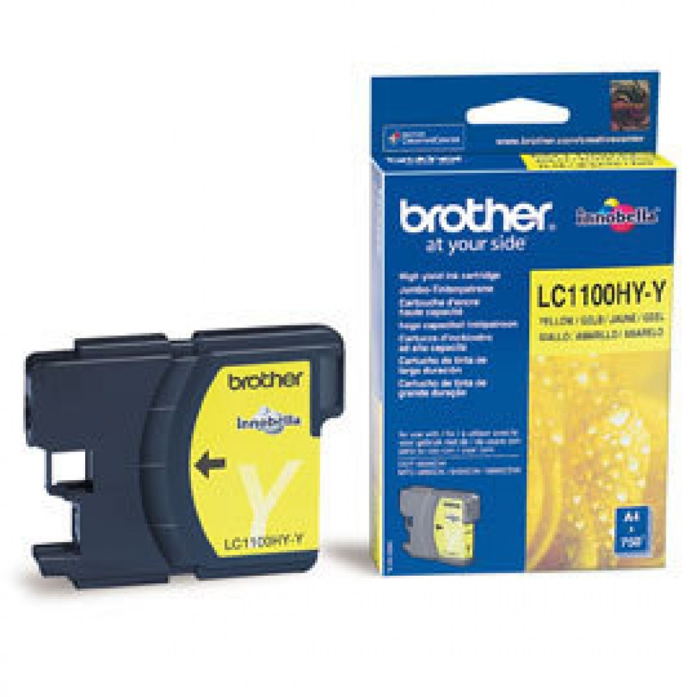 Brother Tusz LC1100 Yellow HC 700 stron