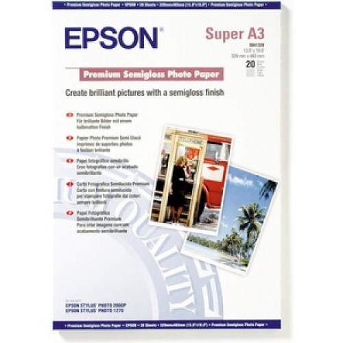 Epson Papier foto premium A3+ S041328 20ark.semigloss