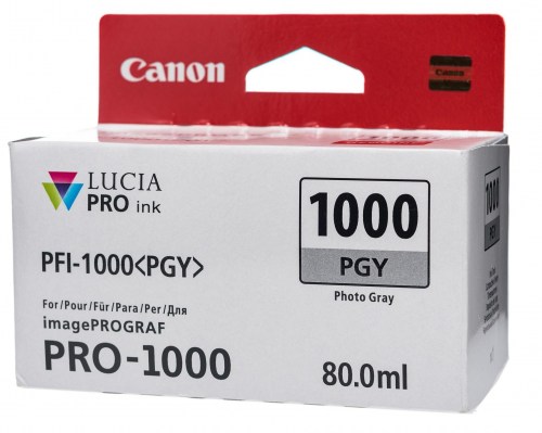 Canon Tusz PFI1000 Photo Grey 80 ml 