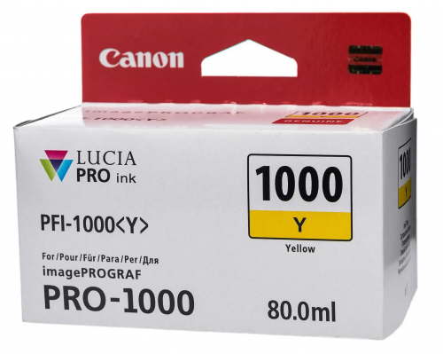 Canon Tusz PFI1000 Yellow 80 ml 