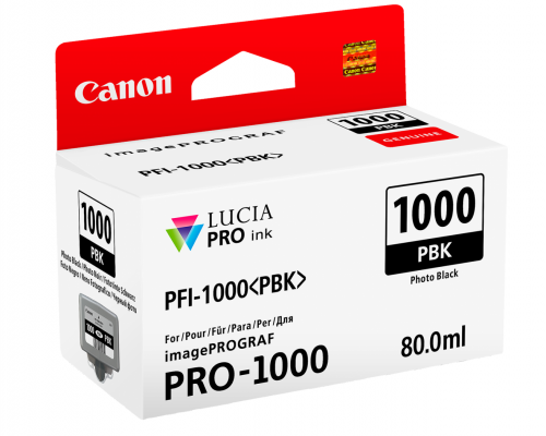 Canon Tusz PFI1000 Photo Black 80 ml 