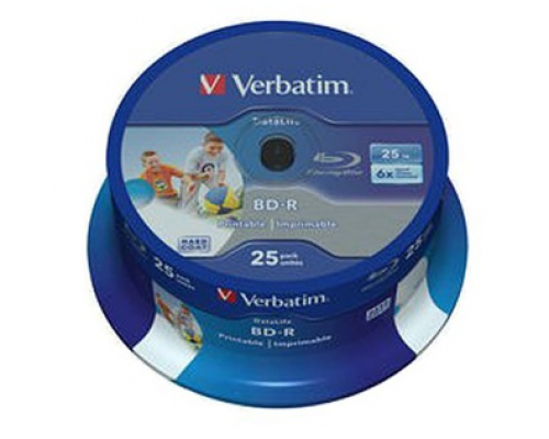 Verbatim BD-R 6x 25GB 25p cake box Hard Coat protective layer