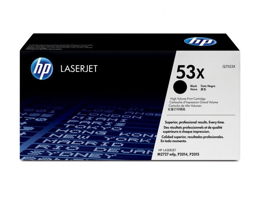 HP Toner nr 53X Q7553X Black 7K