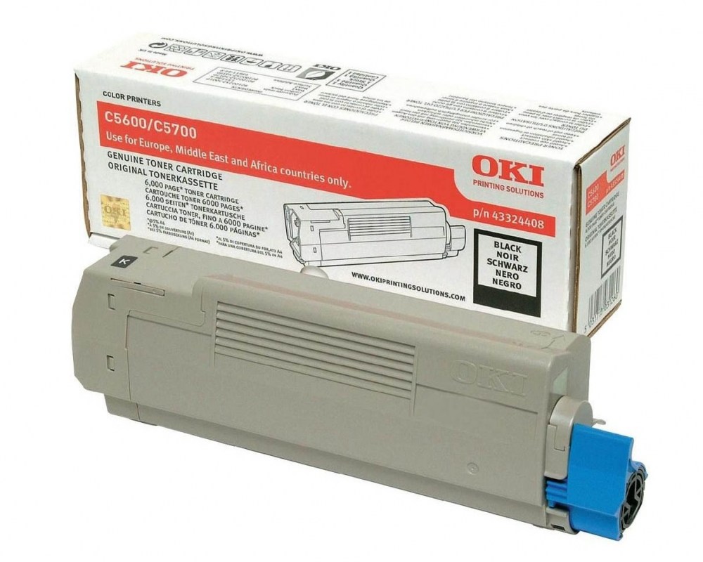 OKI Toner C56/57 Black 43324408 6K