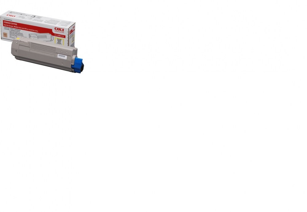 OKI Toner C5850/C5950 Yellow 43865721 6K
