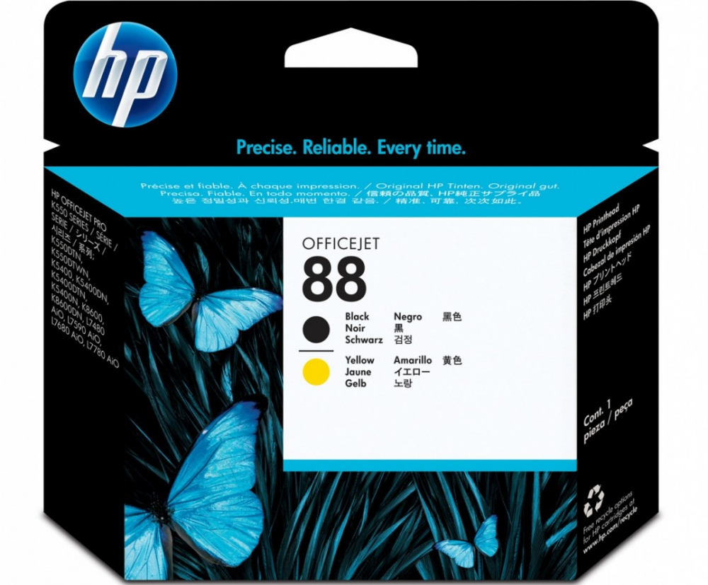 HP Głowica nr 88 C9381A Black/Yellow