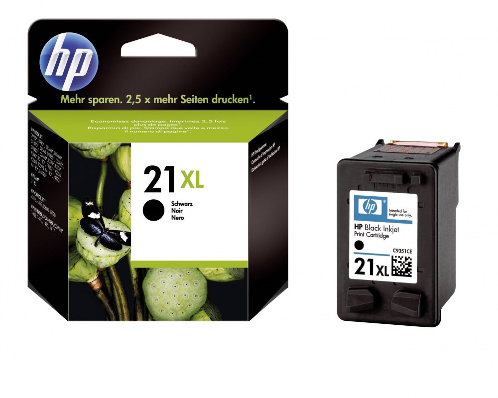 HP Tusz nr 21XL C9351CE Black 12ml