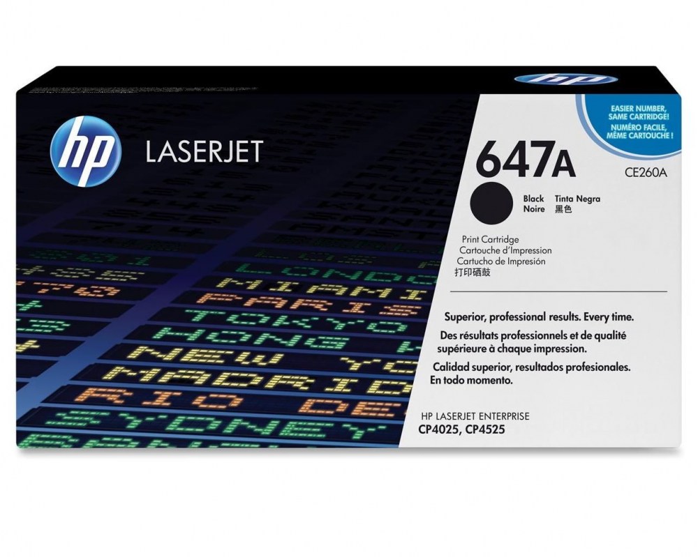 HP Toner CE260A Black 8.5K