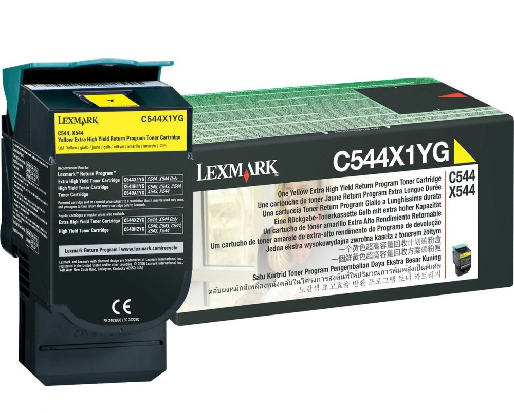 Lexmark Toner C544 C544X1YG Yellow 4K