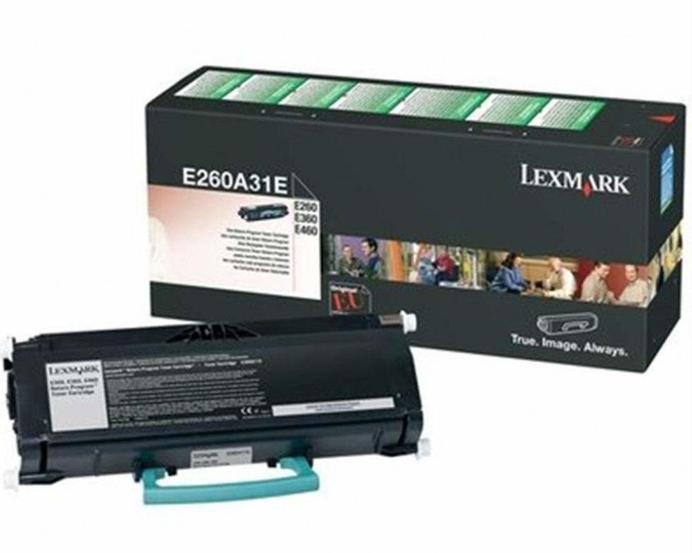 Lexmark Toner E26x E260A31E Black 3,5K