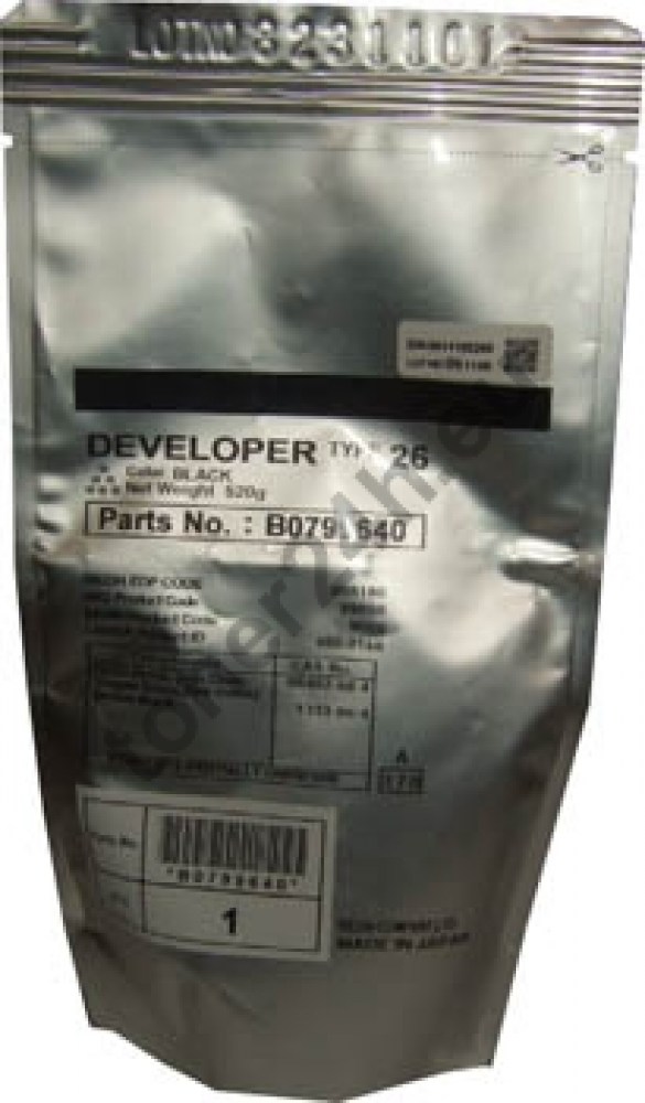 Ricoh Developer T26 B0799640 Black