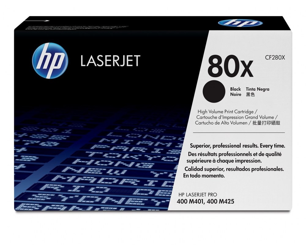 HP Toner nr 80X CF280X Black 6,9K
