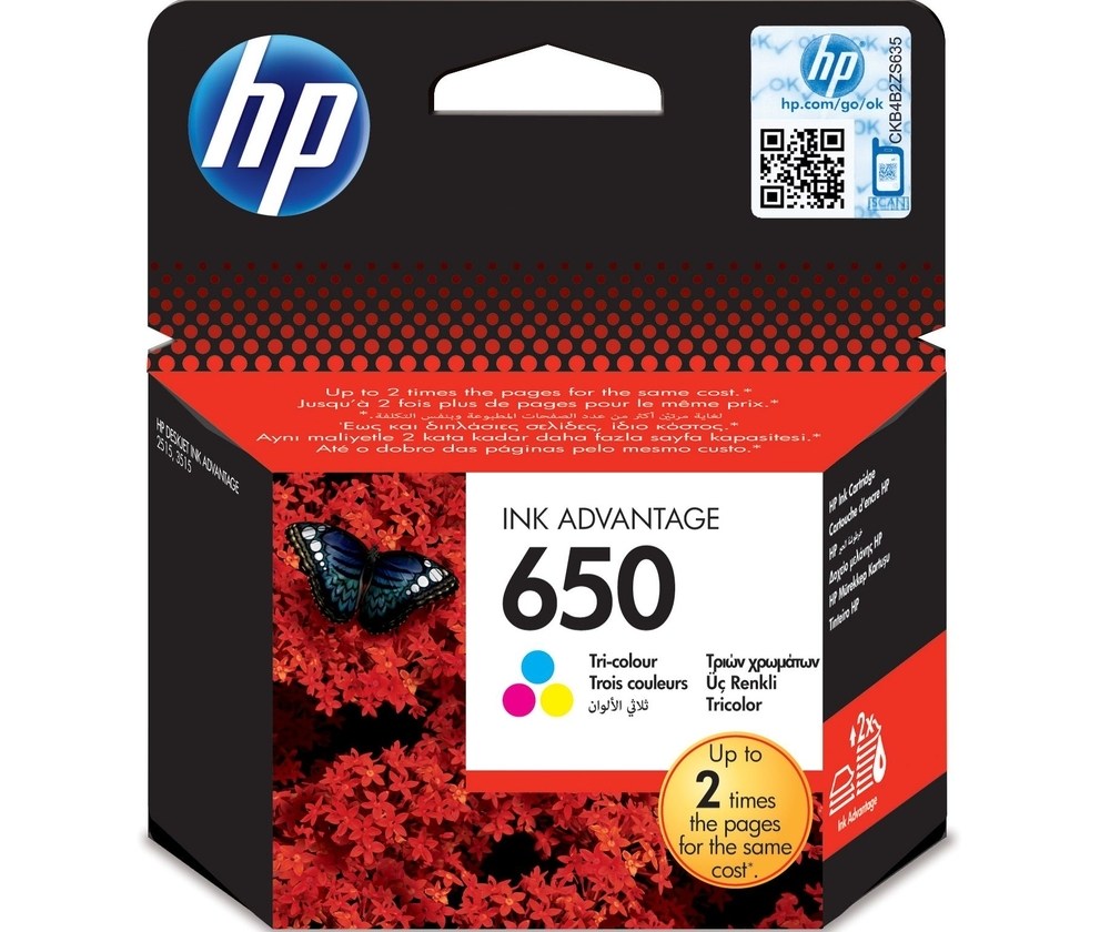 HP Tusz nr 650 CZ102AE Kolor