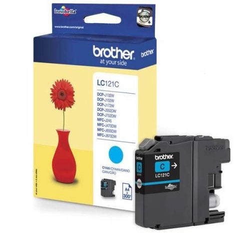 Brother Tusz LC121C Cyan 300sh