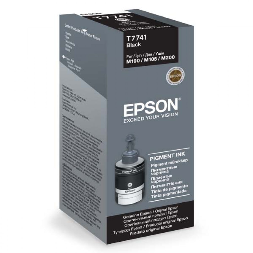 Epson Tusz WorkForce M100 T7741 Black 140ml seria M