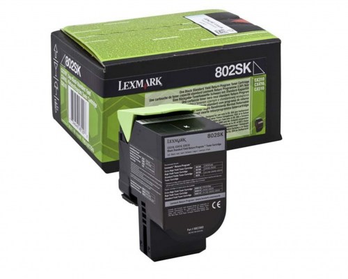 Lexmark Toner 80C2SK0 Black 2,5K 