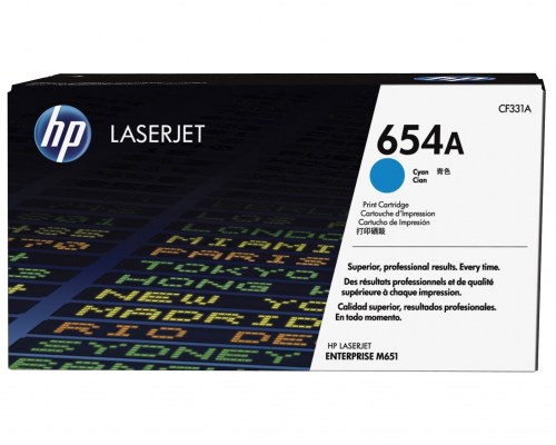HP Toner nr 654A CF331A Cyan 15K 