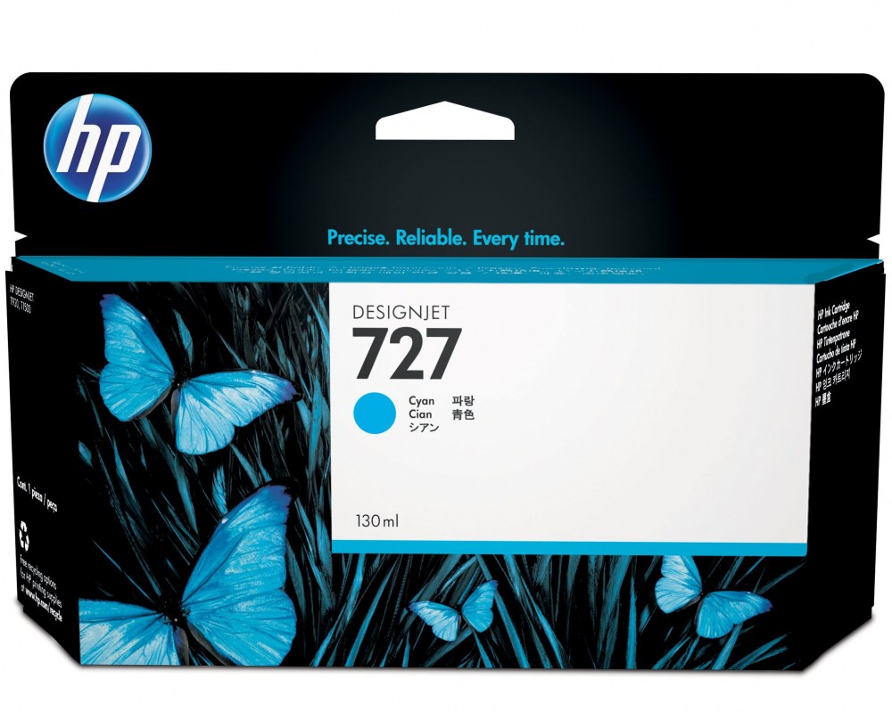 HP Tusz nr 727 B3P19A Cyan 130ml