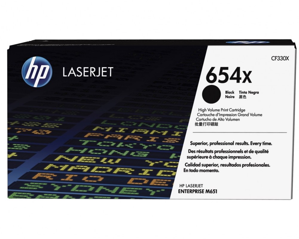 HP Toner nr 654X CF330XC Black 20,5K