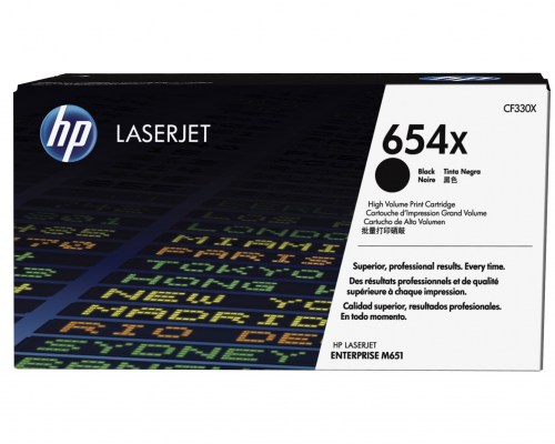 HP Toner nr 654X CF330XC Black 20,5K 