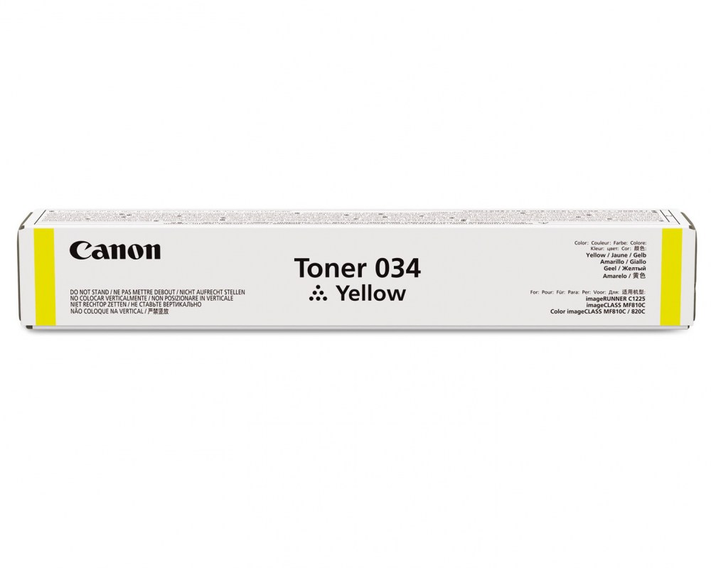 Canon Toner 034 Yellow 7.3K