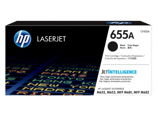 HP Toner nr 655A CF450A Black 12,5K 