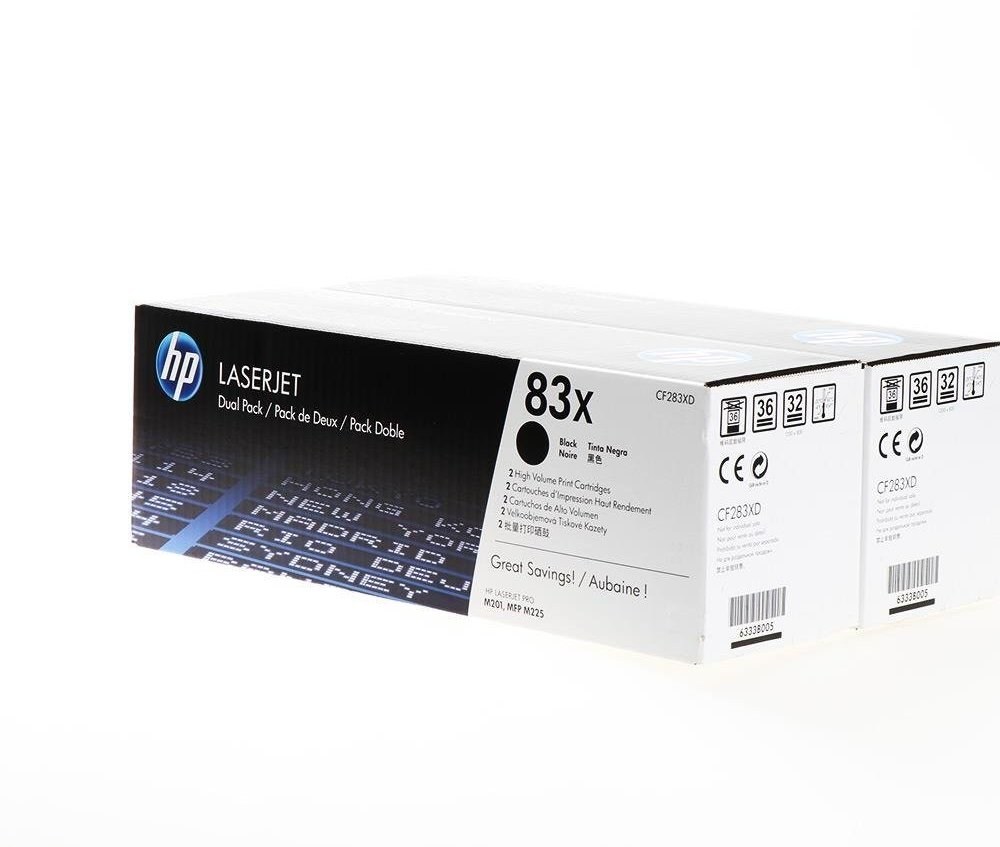 HP Toner nr 83XC CF283XD Black 2x 2,2K