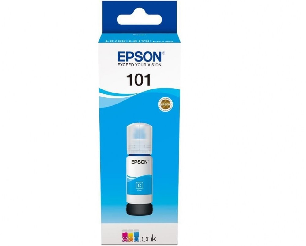 Epson Tusz 101, EcoTank L6160/6170 Cyan, 70ml