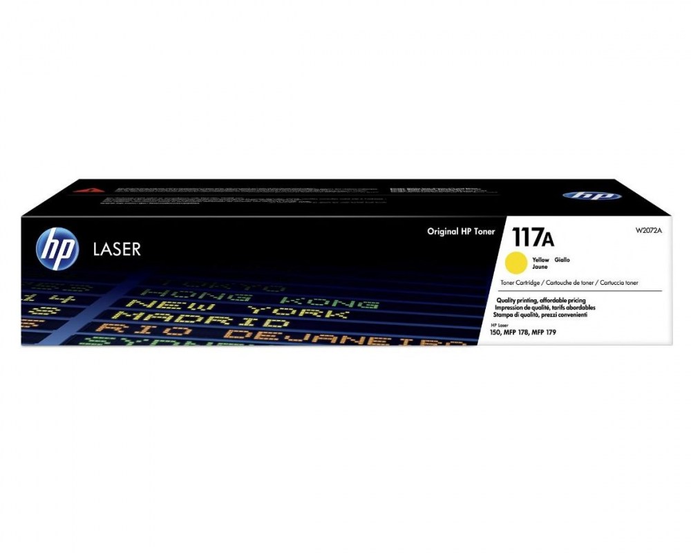 HP Toner nr 117A W2072A Yellow 700str W2072A