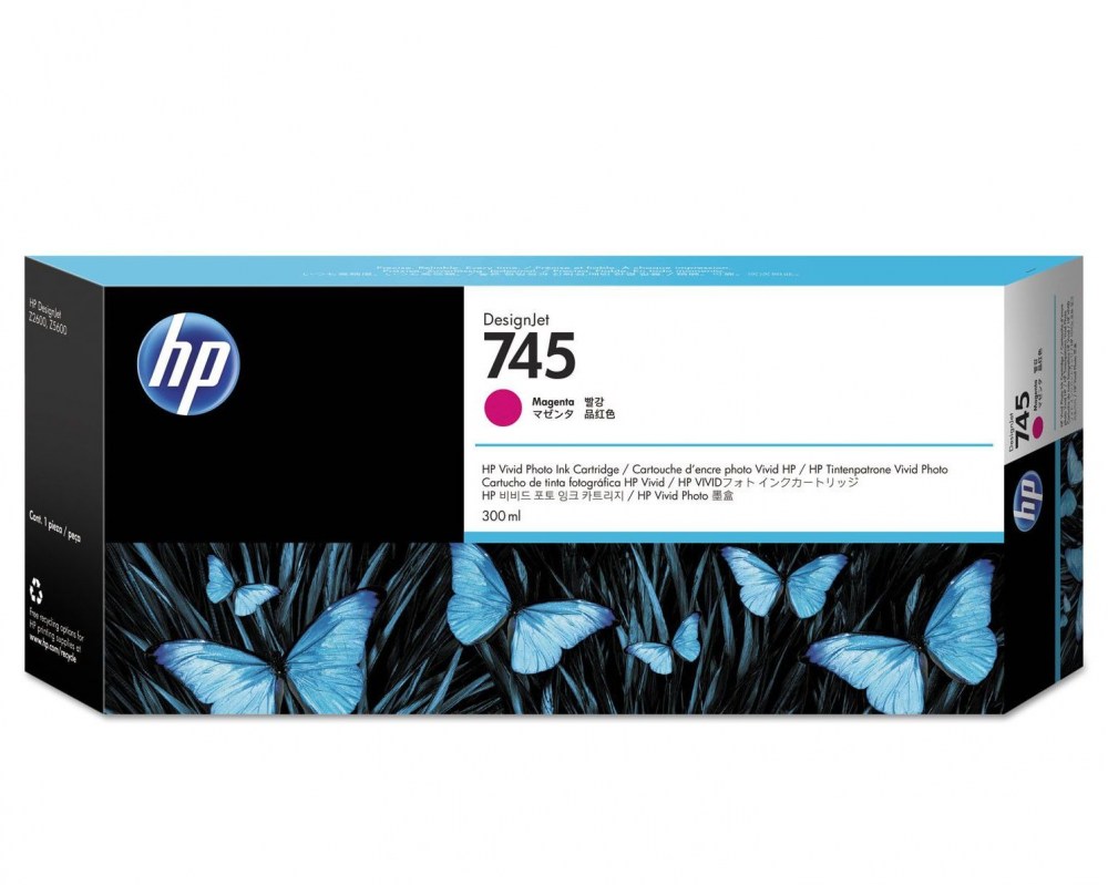 HP Tusz nr 745A F9K01A Magenta 300ml F9K01A