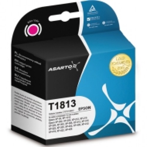 Tusz Asarto do Epson T1813 XP 30/102/202/305/402 | magenta