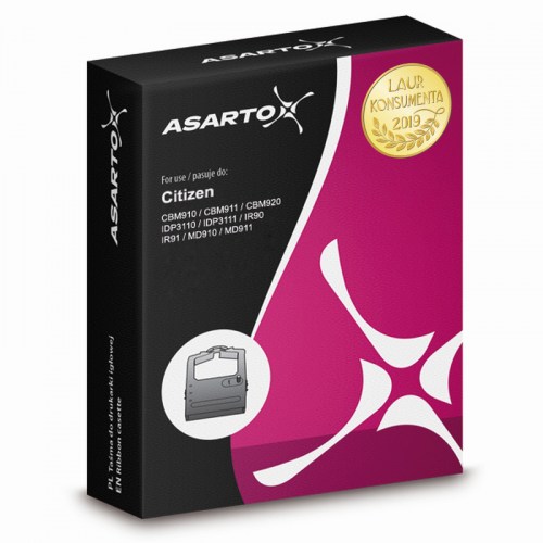 Taśma Asarto do Citizen IDP3110 / CMB910 | IR91B | black