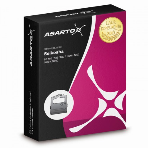 Taśma Asarto do Seikosha SP180/185/800/1000/1200/1600/2000 | black